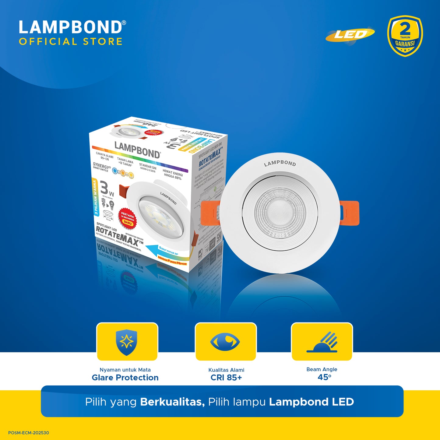 Lampbond® - Spotlight LED 3 Watt - Warm White