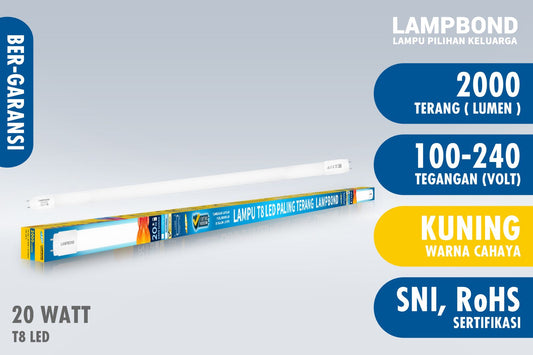Lampbond® - Tube 8 (T8) - 20 Watt - Warm White