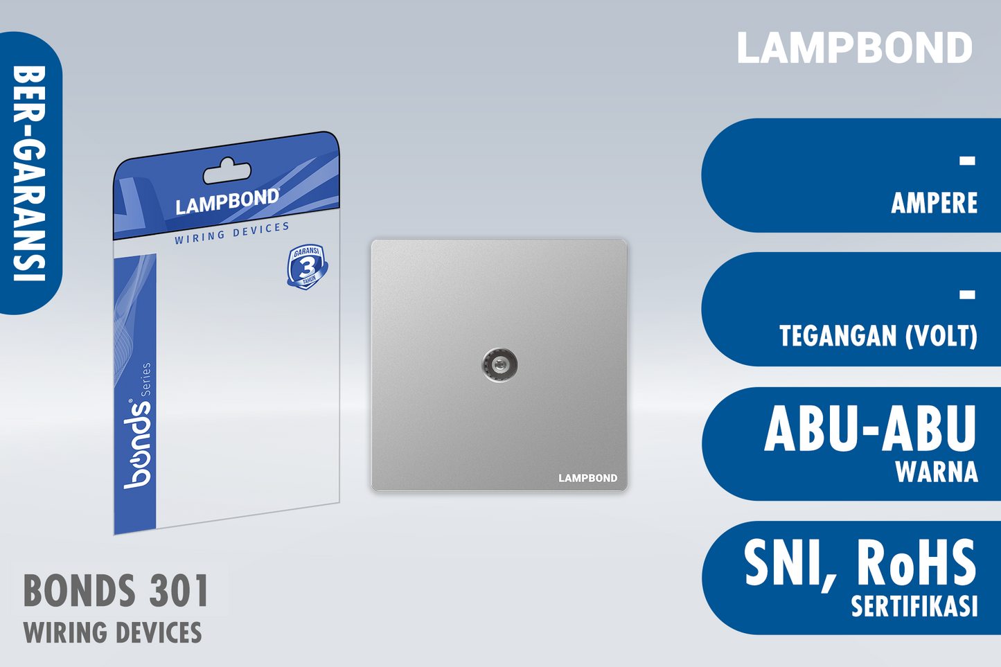 Lampbond® - Bonds - 301 - Terminal TV tipe DIN - GR