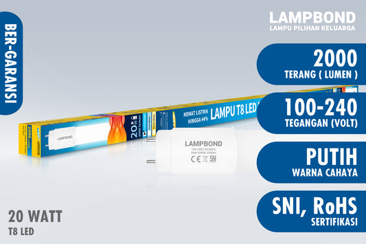 Lampbond® - TUBE 8 (T8) LED 20 Watt - Cool Daylight