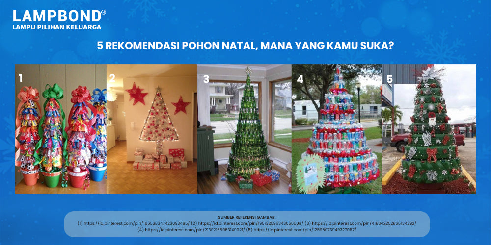 5 Rekomendasi Pohon Natal, mana yang Kamu suka?