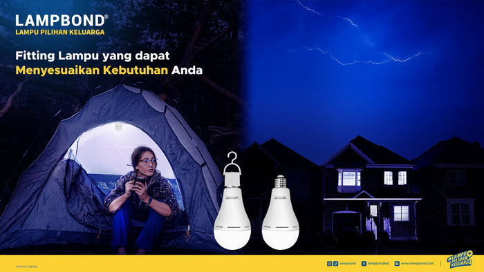 Lampu Bohlam Emergency: Solusi Penerangan Saat Mati Lampu