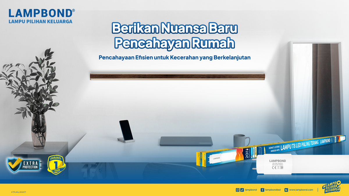 Kualitas Terbaik Lampu LED Tube untuk Pencahayaan Rumah Anda