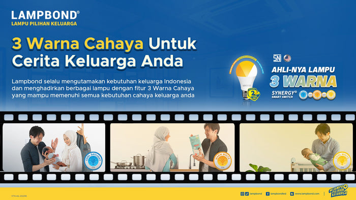 Temukan Cinta Anda Pada Lampu 3 Warna - Terang, Indah, dan Modern