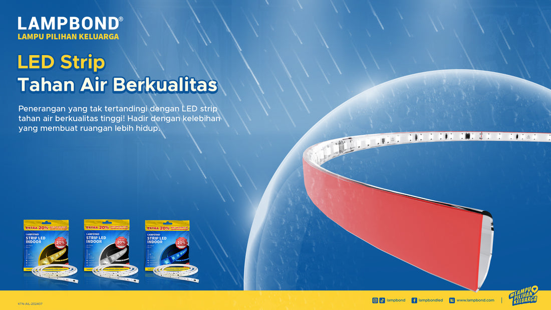 Beli Lampu LED Strip Tahan Air Berkualitas