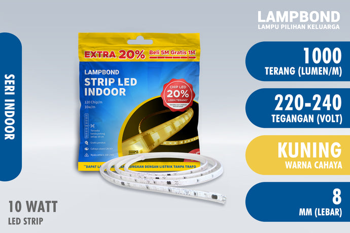 Lampbond® - Strip LED Indoor 10 Watt - Warm White