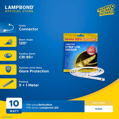 Lampbond® - Strip LED Indoor 10 Watt - Warm White