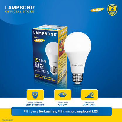 Lampbond® - Bohlam LED 15 Watt - Warm White