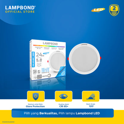 Lampbond® - Downlight LED Ultrafit 24 Watt - Cool Daylight