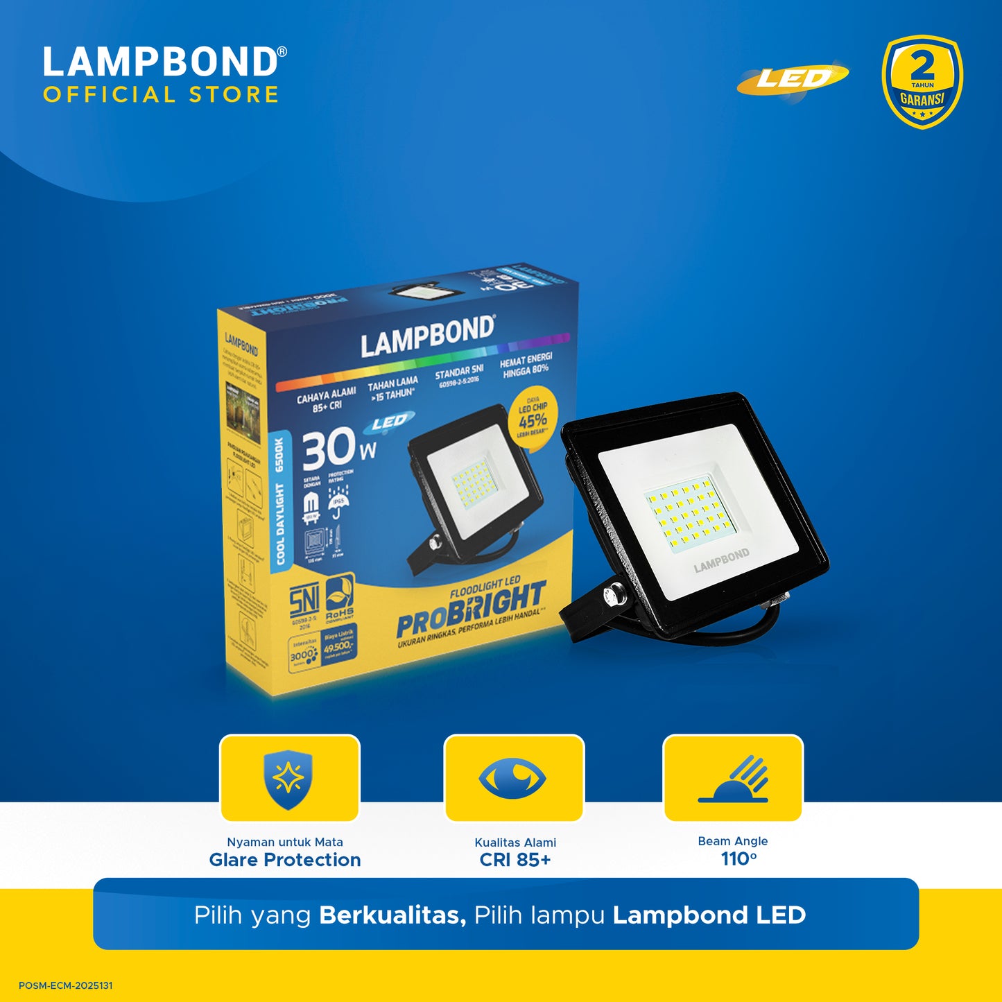 Lampbond® - Floodlight LED Probright 30 Watt - Cool Daylight