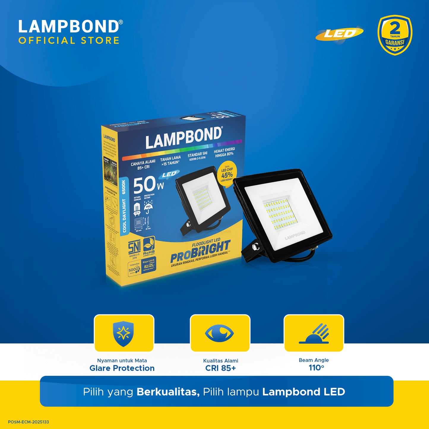 Lampbond® - Floodlight LED Probright 50 Watt - Cool Daylight
