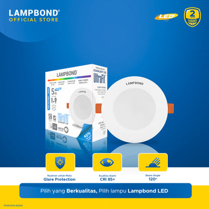 Lampbond® - Downlight LED Ultrafit (2.0) 5 Watt - Cool Daylight