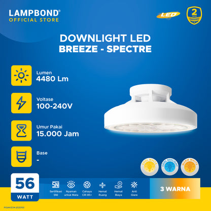 Lampbond® - Downlight LED Spectre 56 Watt  - Synergy Smart Switch