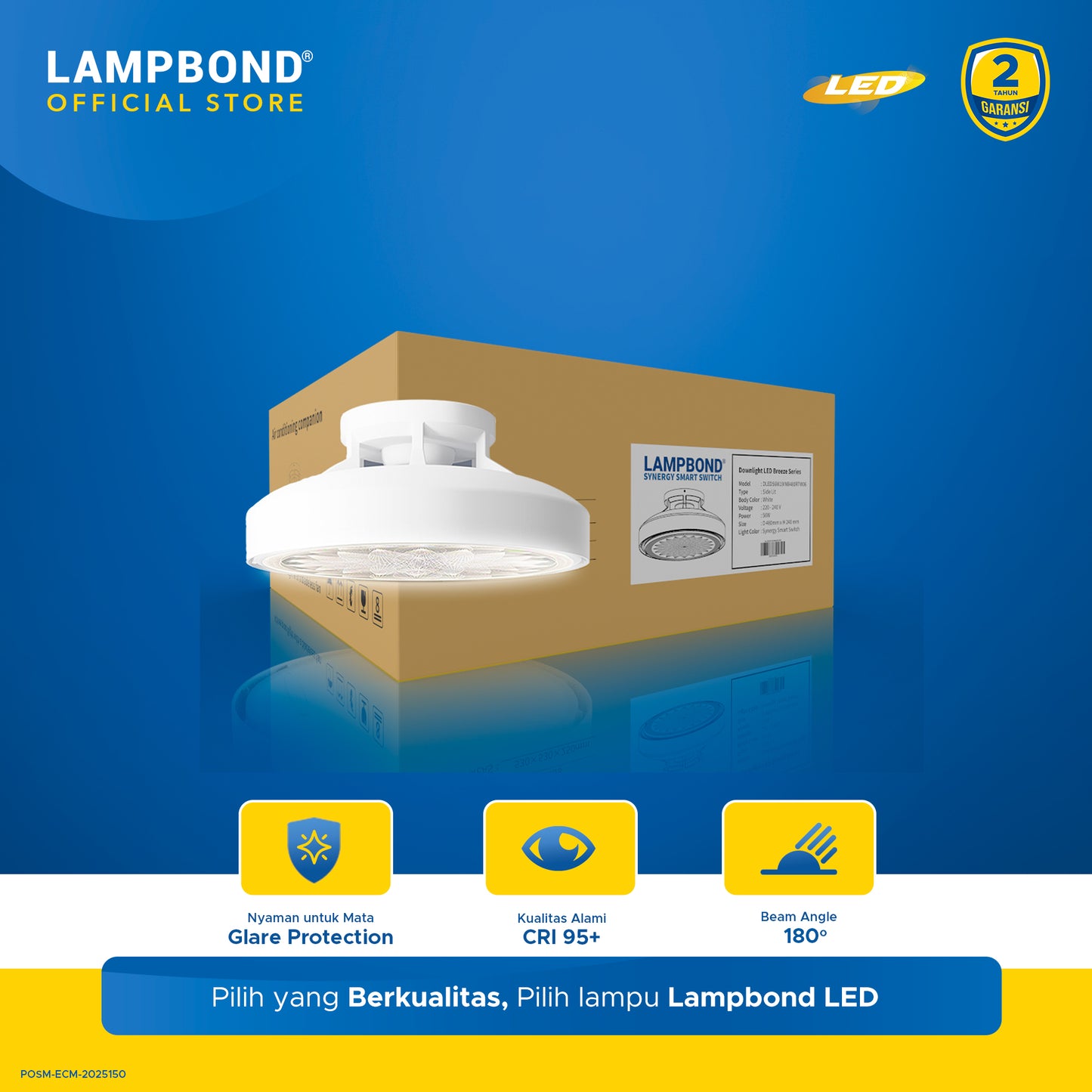 Lampbond® - Downlight LED Spectre 56 Watt  - Synergy Smart Switch
