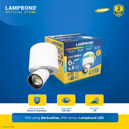 Lampbond® - Spotlight LED Lynx 6 Watt - 3 Color - WH