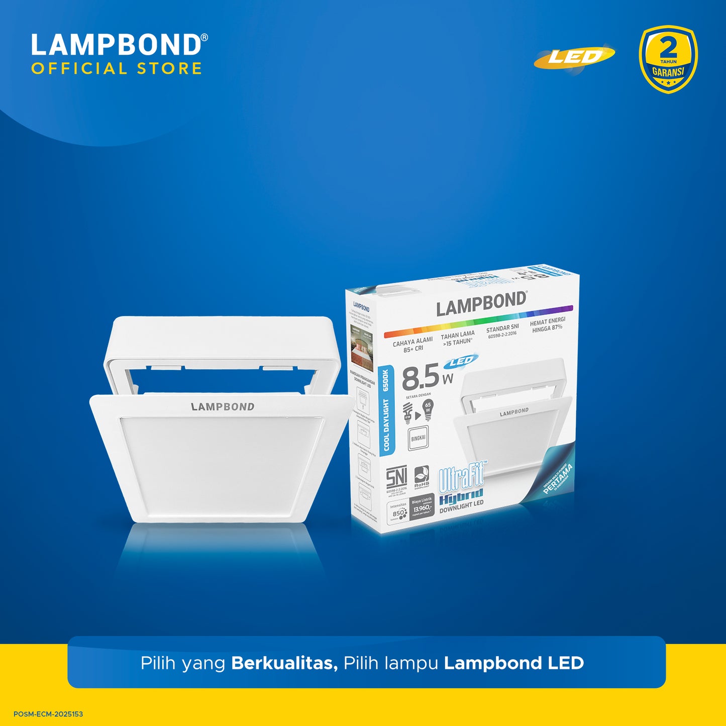 Lampbond® - Downlight LED Ultrafit Hybrid 5 Inch - Frame - Natural White