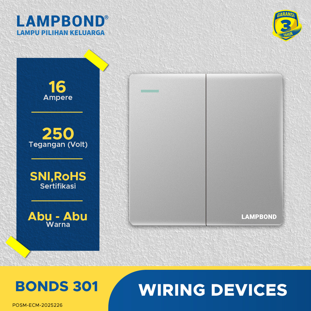 Lampbond® -  Bonds - 301 - Sakelar 2-Device 2-Arah - GR