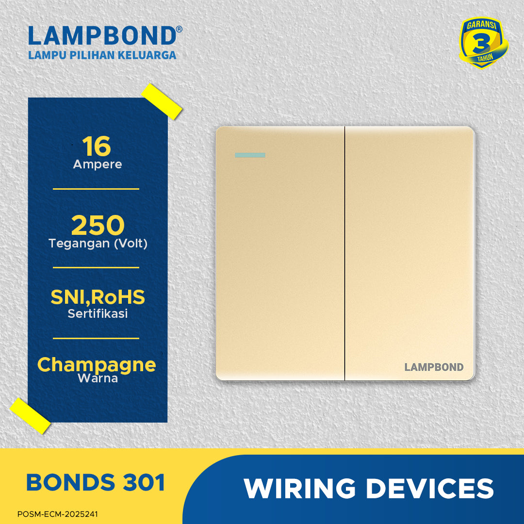 Lampbond® -  Bonds - 301 - Sakelar 2-Device 2-Arah - CH