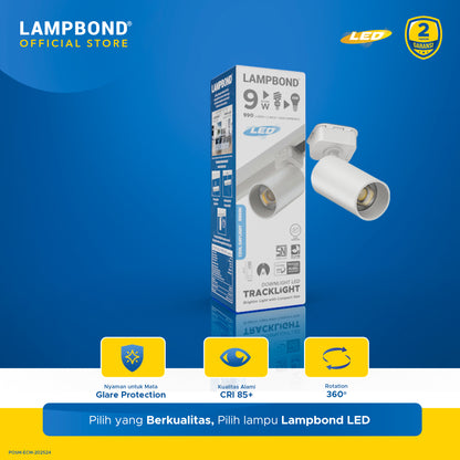 Lampbond® - Tracklight LED 9 Watt - Cool Daylight - WH