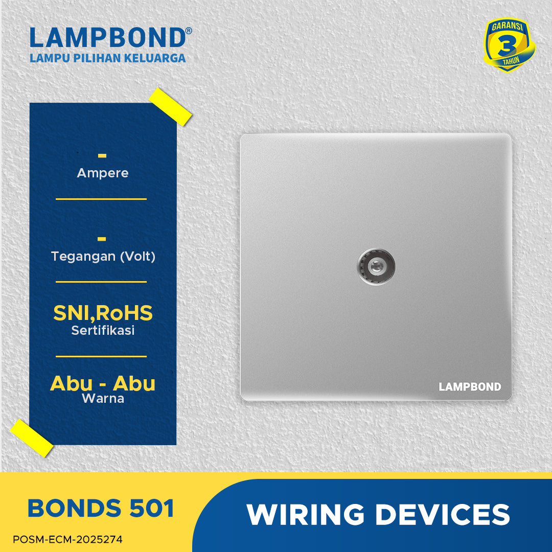 Lampbond® -  Bonds - 501 - Terminal TV tipe DIN - GR