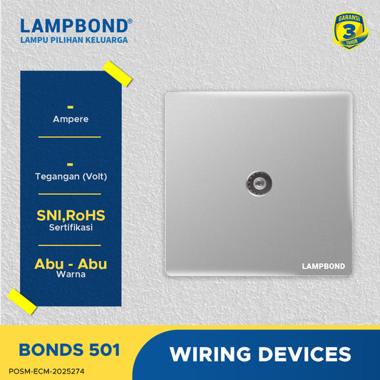 Lampbond® -  Bonds - 501 - Terminal TV tipe DIN - GR
