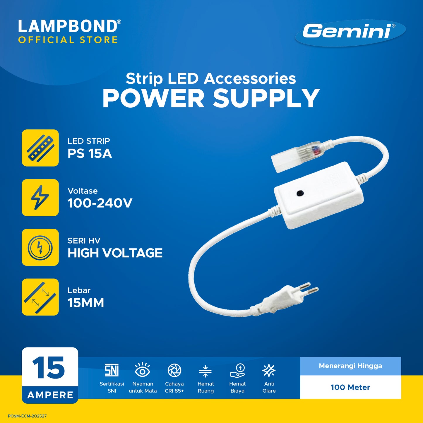 Lampbond® - Power Supply 15A - Gemini