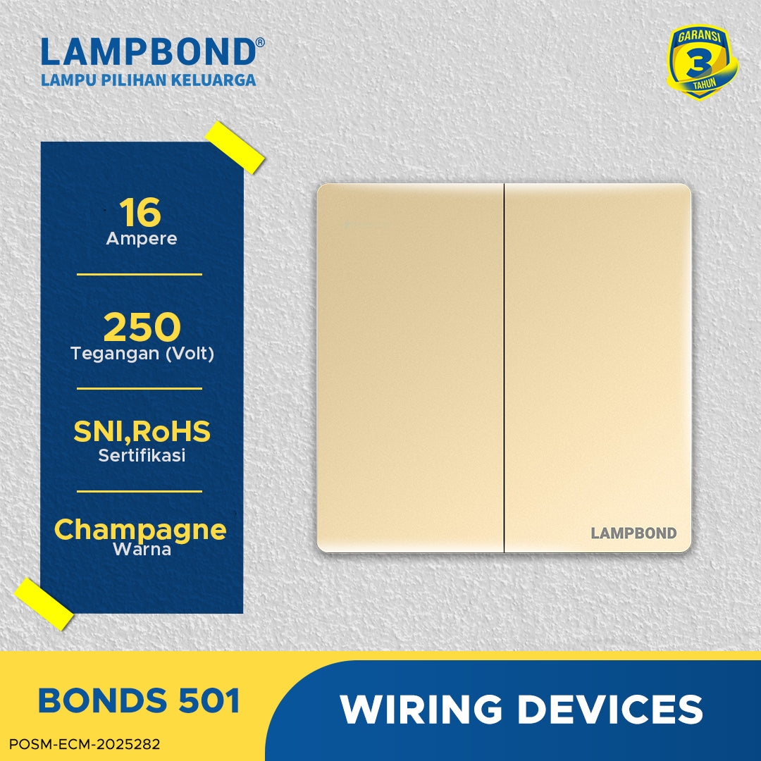 Lampbond® -  Bonds - 501 - Sakelar 2-Device 2-Arah - CH
