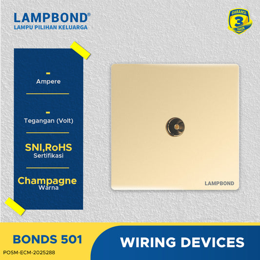 Lampbond® -  Bonds - 501 - Terminal TV tipe DIN - CH