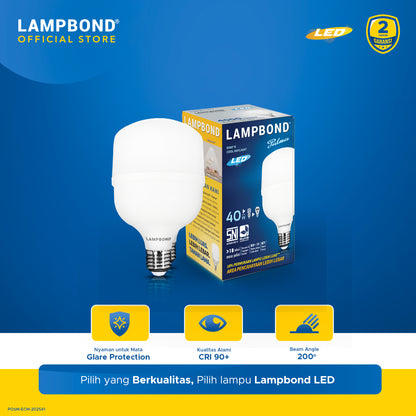 Lampbond® - Bohlam LED Palma 40 Watt - Cool Daylight