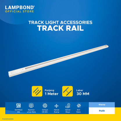 Lampbond® - Tracklight Rail Accessories - WH