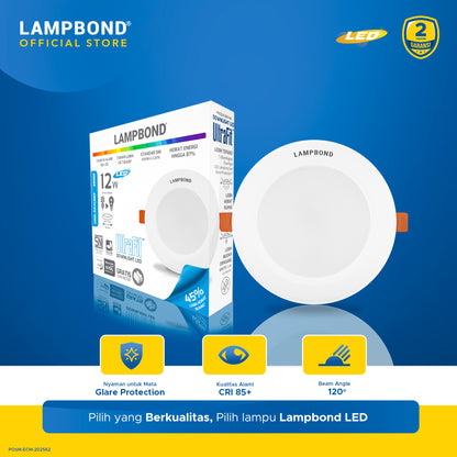 Lampbond® - Downlight LED Ultrafit (2.0) 12 Watt  - Natural White