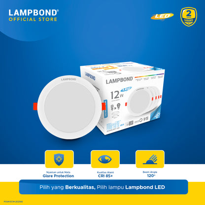 Lampbond® - Downlight LED Multipack 12 Watt  - Cool Daylight