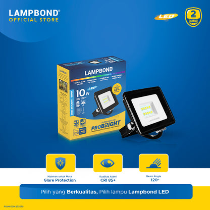 Lampbond® - Floodlight LED Probright 10 Watt - Cool Daylight