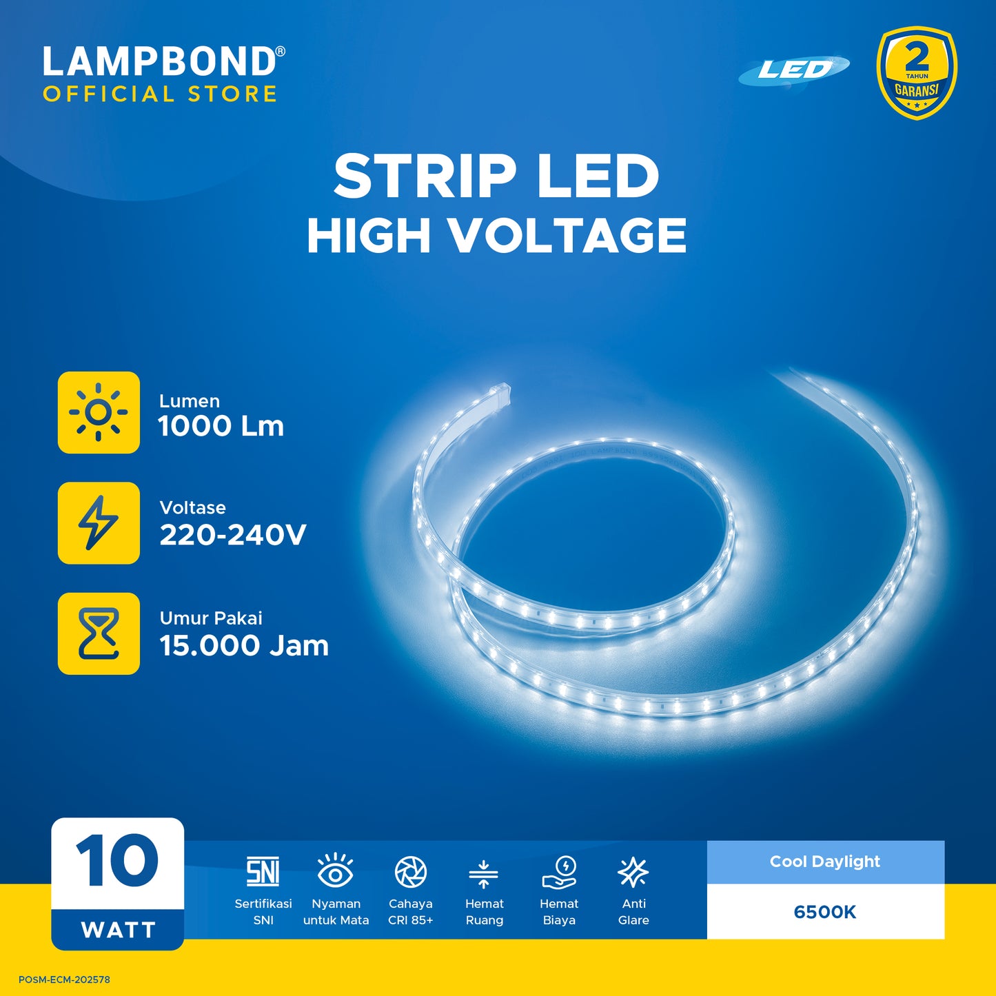 Lampbond® - Strip LED 10 Watt - Cool Daylight