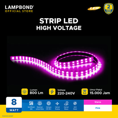 Lampbond® - Strip LED Slide In 8 Watt - Pink