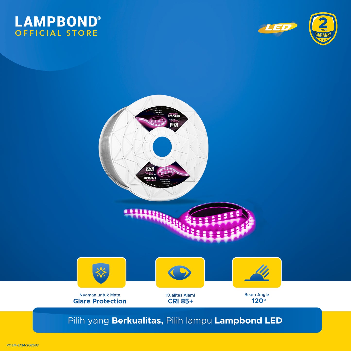 Lampbond® - Strip LED Slide In 8 Watt - Pink