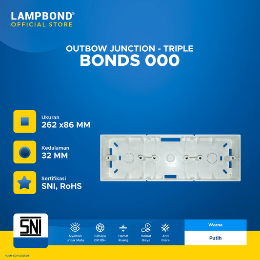 Lampbond® -  Bonds - 000 - Dus Outbow Junction Triple - WH