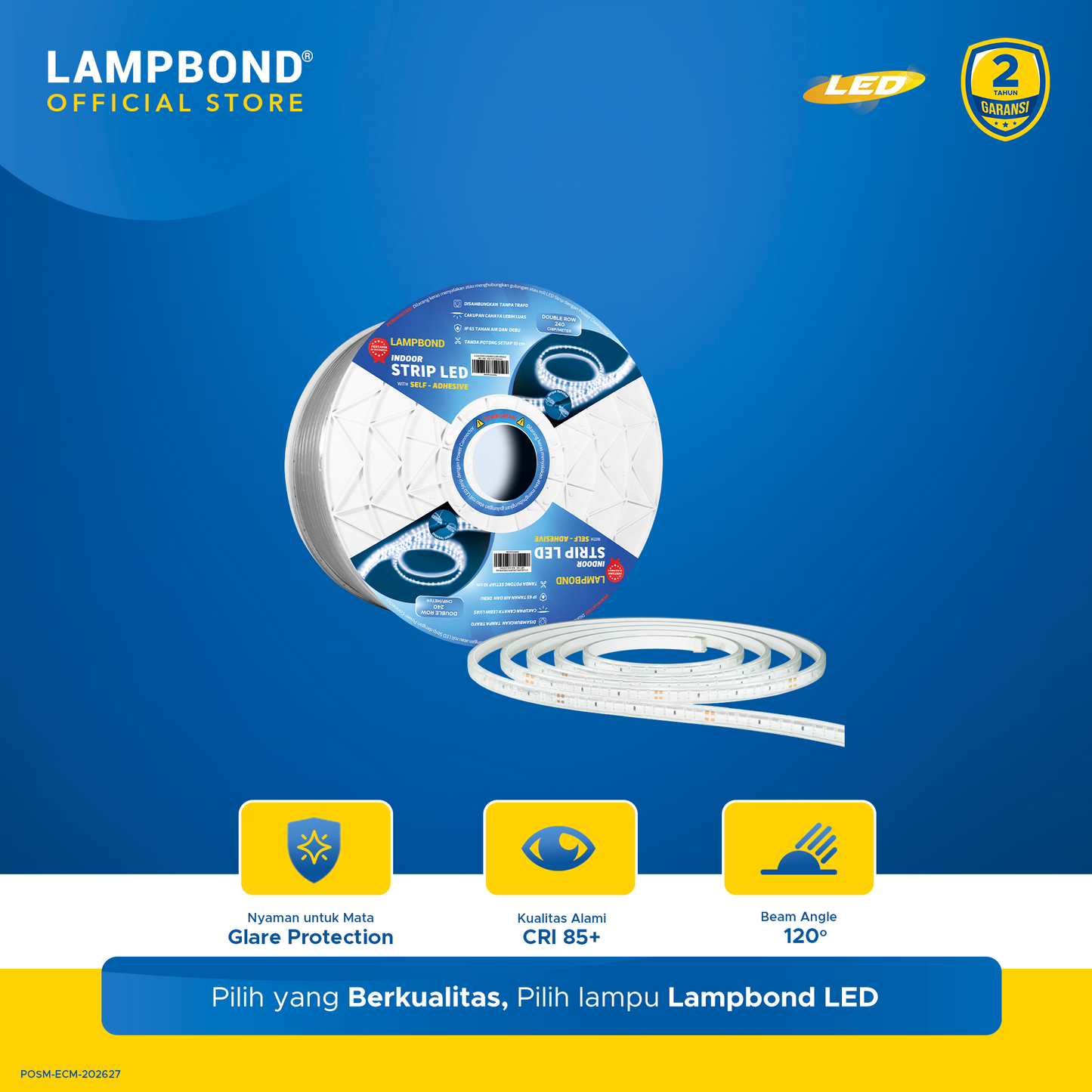 Lampbond® - Strip LED Indoor 12 Watt - Blue