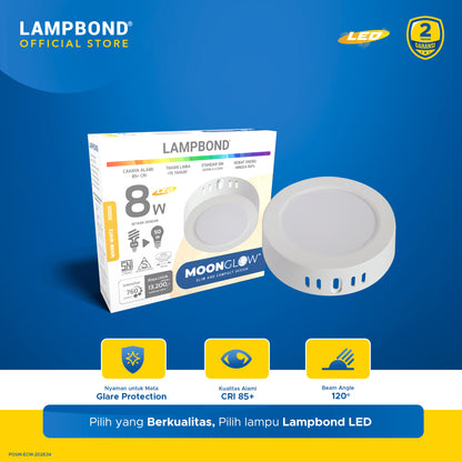 Lampbond® - Downlight LED Moonglow 8 Watt - Warm White - WH
