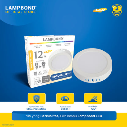 Lampbond® - Downlight LED Moonglow 12 Watt - Warm White - WH