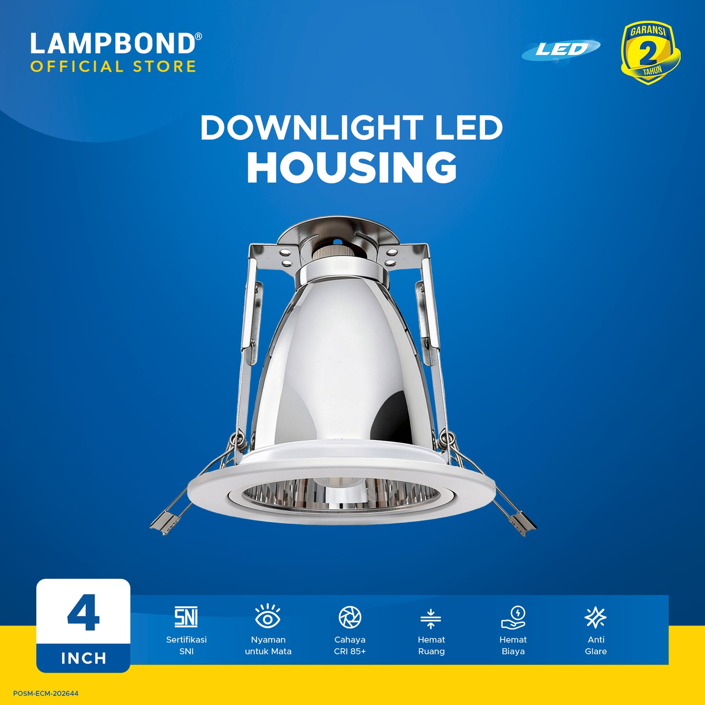 Lampbond® - Downlight LED Housing 4 Inch - Max 18 Watt