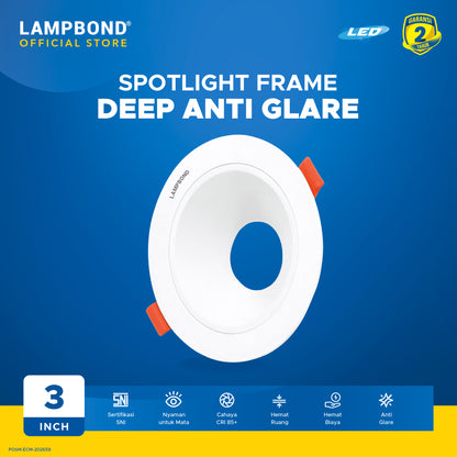 Lampbond® - Spotlight LED Frame - Deep Anti Glare