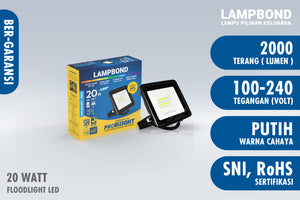 Lampbond® - Floodlight LED Probright 20 Watt - Cool Daylight