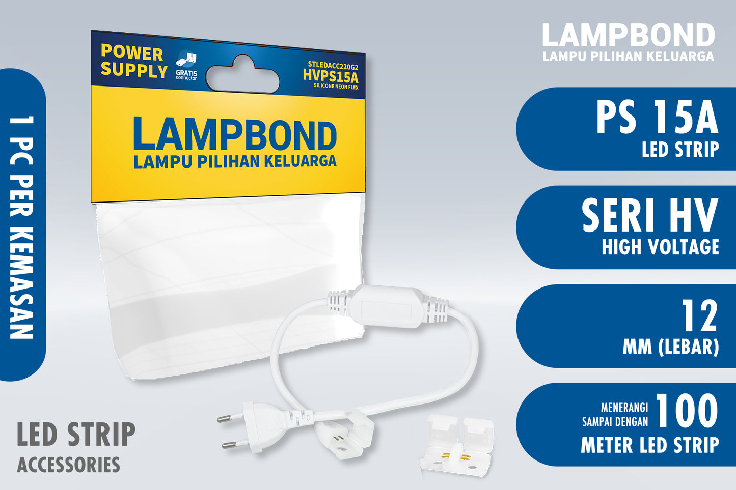 Lampbond® - Power Supply 15A - Neon Flex